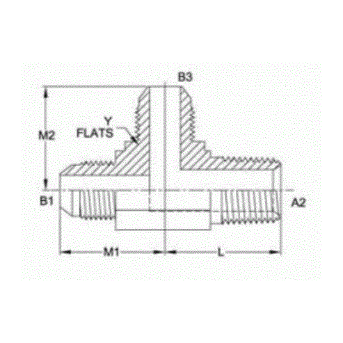 05MJ-02MP-05MJ Run Tee Forged