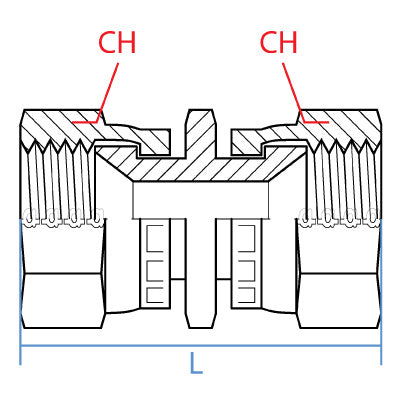 SWIVEL JIC X SWIVEL JIC UNION