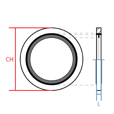 BONDED SEAL FOR METRIC THREAD4