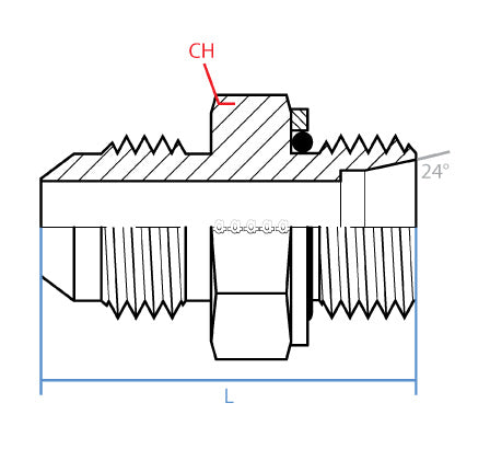 MJIC X MALE DIN 2353L SEALED 1