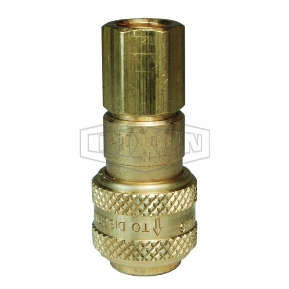 1/4 IND COUP, 3/8 F-NPTF BRASS