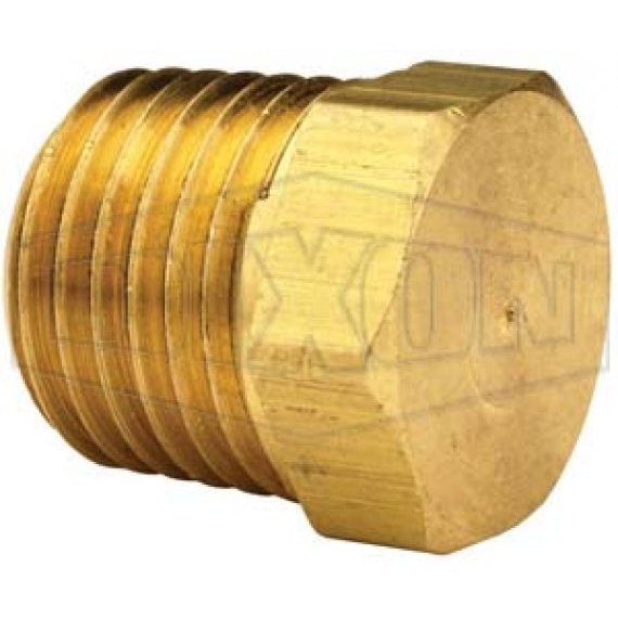3/4" NPT Brass Hex Head Plug
