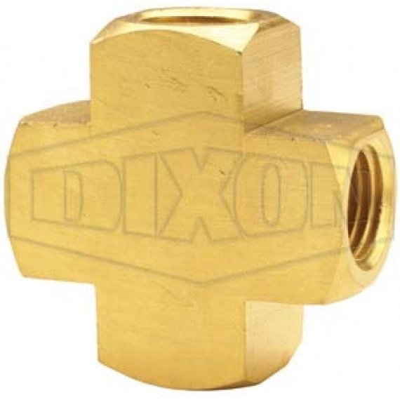 3/4" Fem NPTF Brass Pipe Cros...
