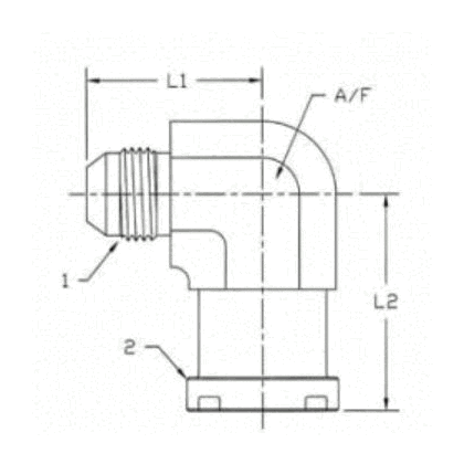 20MJ-20Flange 90° Elbow Code ...