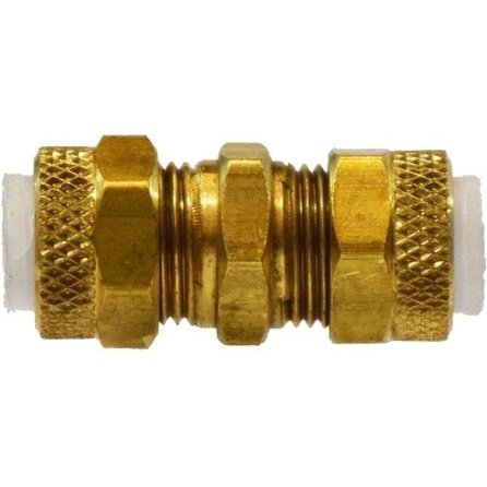 1/4" BRASS POLY COMPRESSION U...