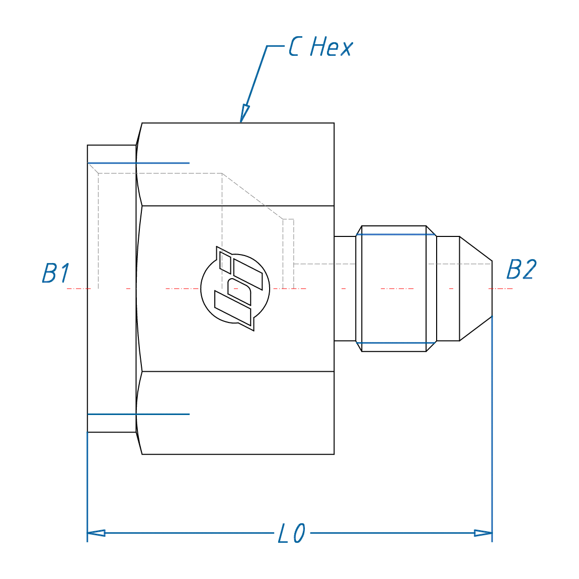 2406-16-20 (16FJ-20MJ Straight Reducer ) – Allied Hose & Belting