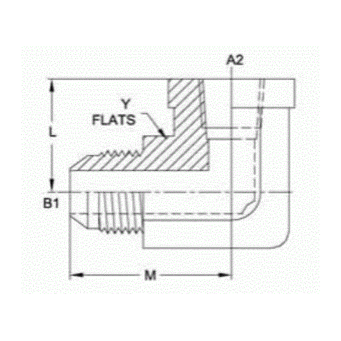 24MJ-24FP 90° Elbow Forged