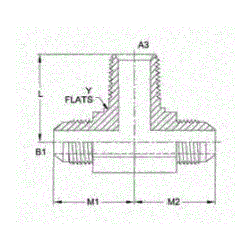 20MJ-20MJ-20MP Branch Tee For...