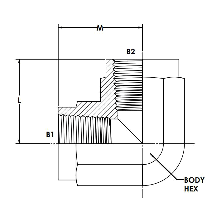 16FP-16FP 90° Elbow Forged