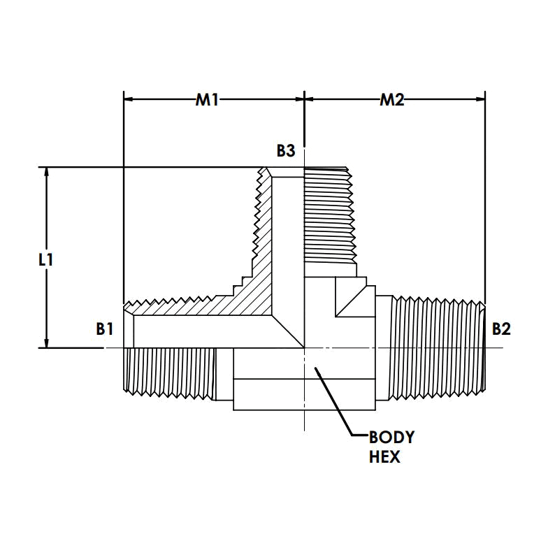 12MP-12MP-12MP Tee Forged