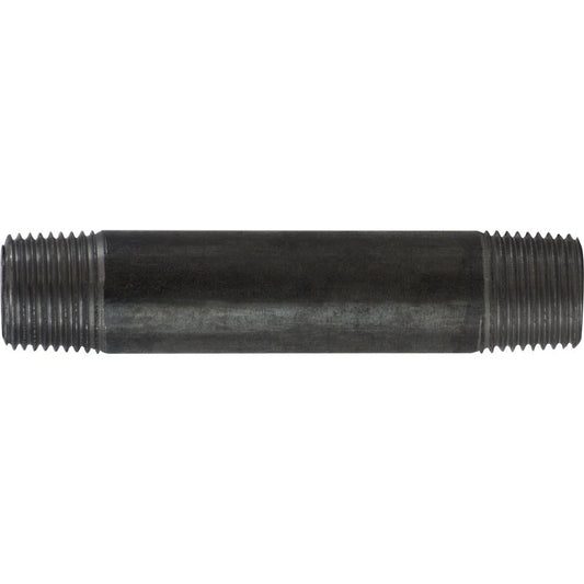 1/2 X 4 BLACK STEEL NIPPLE