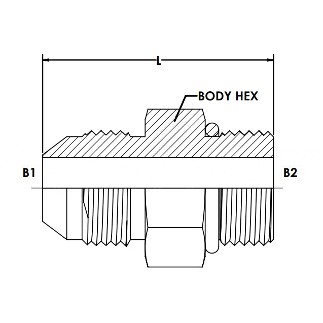 6400-20-24-O 20MJ-24MORB Straight