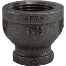 1 X 1/2 BLACK REDUCNG COUPLING