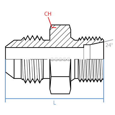 MALE JIC X MALE METRIC KOBELCO