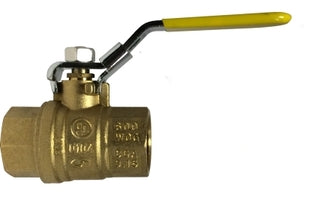 1" LOCK HDL BRASS BALL VALVE