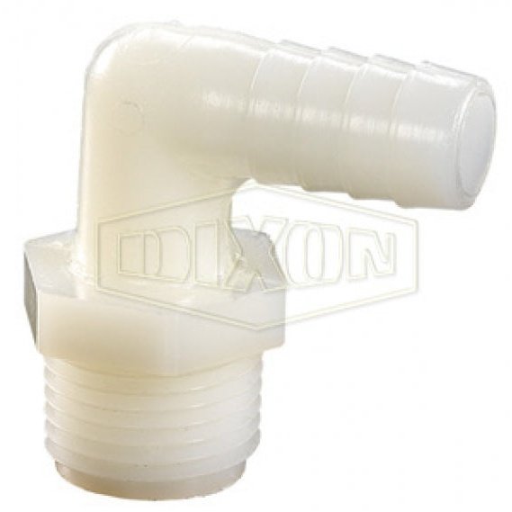 1/4" 90° Hose Barb x 1/4" Mal...